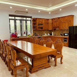 bàn ghế gỗ cao cấp 2 - HTS2